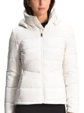 THE NORTH FACE WOMENS METROPOLIS DOWN JACKET GARDENIA WHITE